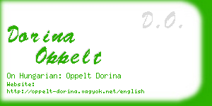 dorina oppelt business card